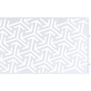 Outdoor & Indoor Privacy Screen Metal Privacy Screen 76' H×48' W, Freestanding Decorative Privacy Screen for Deck Balcony Patio, Privacy Fence Panels for Outside Lawn Garden PS120 WHITE