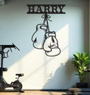 Boxing Gloves Name Sign