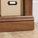 Two Tier Wooden Bookcase With Adjustable Shelf In Oiled Oak For Home Office And Living Room