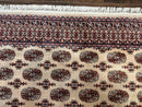 Karastan Rug 8.2 x 11.6 Beige Bokhara, Wool Pile, Vintage Discontinued Karastan Area Rug, Belgium Power Loomed Rug