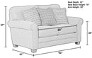 Lewiston - Loveseat - Cement