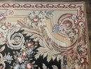 Wonderful Needlepoint Rug 10x14, Large Aubusson Carpet, Floral, Elegant, European Design