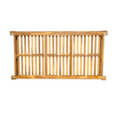 TOPMAX Patio Wooden Twin Size Porch Swing Daybed Frame, Garden Swing Bench Chair with 4 Hanging Ropes for Backyard,Outdoor,Natural