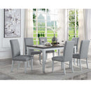 Lanton - Dining Table - Natural Marble & Antique White