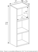 Pasir Open Shelf Bookcase Blackwood No Tool Assembly