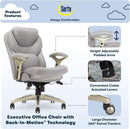 Ergonomic Executive Office Chair With Motion Technology Gray