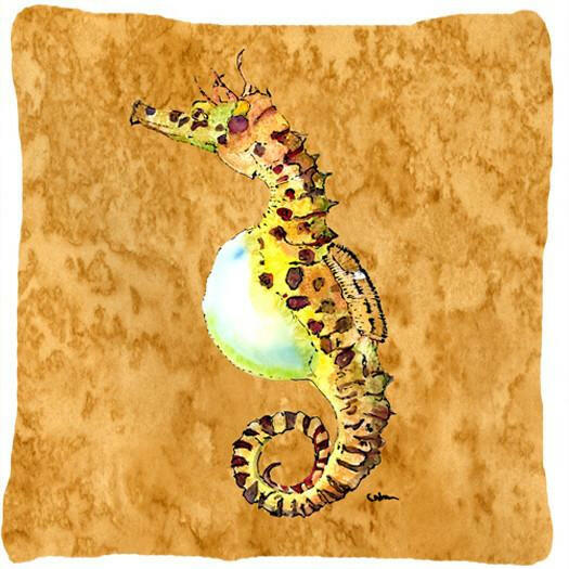 Seahorse Decorative   Canvas Fabric Pillow