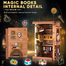 Bookend Magic House Building Kit 1488Pcs Organizer