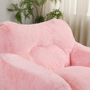 Beanbag Chair, Beanbag Sofa Chair with Armrests Stuffed High-Density Foam, Lazy Sofa Comfy Chairs Beanbag Chair for Adults in Living Room, Bedroom Reading