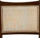 Kasi Brown Natural Rattan Cane Foldable Dining Side Chair