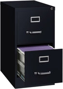 28.38 Inch Vertical Filing Cabinet Lockable Metal For Home Office Use Pre Assembled Letter Size Compatible