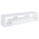 Jude 3-piece 71-inch TV Entertainment Center White High Gloss