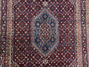 Indo Persian Bidjar Rug 6x9, Vintage Wool Handmade Carpet