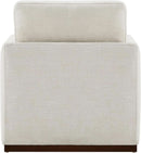 Swivel Linen Accent Armchair Mid Century Modern 360 Swivel
