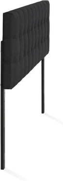Stylish Black King Headboard for Cozy Bedroom Space