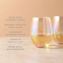 Luster Stemless Wine Glasses
