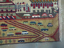 3' X 5' New Vintage Handmade Afghan Balouch Tribal Wool Pictorial Rug