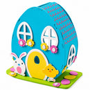 DIY Foam Easter House Kit – Craft Activity with Bunny and Chick Decorations for Kids