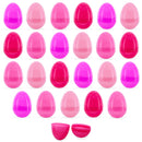 Set of 24 Pink Plastic Easter Eggs