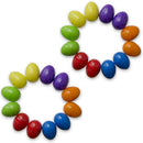 Set of 24 Large 3 Inches Plastic Eggs w/ Pencils, Stickers, and Crayons
