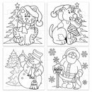 Set of 12 Blank Christmas Puzzles