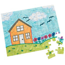 Set of 6 White Blank Create a Jigsaw Puzzles 10 Inches x 8 Inches