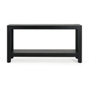 Mirod Modern Farmhouse Console Table,Elegant Minimalist Design with Premium Wood Veneer and Rounded Corners
