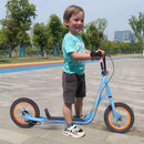 Youth Scooter Kick Scooter for Kids 6+ with Adjustable Handlebar, 12 Inch Inflatable Wheels, Widened non-slip Footboard