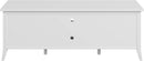 55 Inch TV Stand White With Storage Shelves And Cubbies