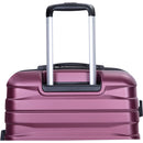 3 Piece Luggage Sets PC Lightweight & Durable Expandable Suitcase with Two Hooks, Double Spinner Wheels, TSA Lock, (21/25/29) Wine Red