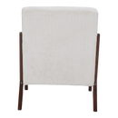 Mid-Century Modern Accent Chair, Arm Chair Living Room Chairs with Pillow Upholstered Reading Chair with Solid Wood Frame & Living Room Bedroom Balcony (beige)