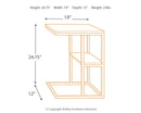 Forestmin - Accent Table - Natural / Black