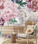 Flowers on White Background  Wallpaper