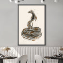 Feathered Snake Light Canvas