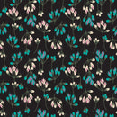 Elegant Dark Wallpaper with Little Flowers Smart
