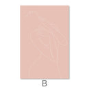 Female Line Art Canvas