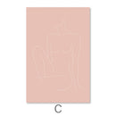 Female Line Art Canvas
