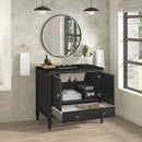 James Martin Myrrin 36" Single Bathroom Vanity, Carbon Oak