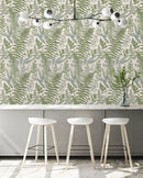 Ferns Botanical Light Wallpaper