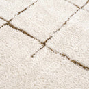 Koume Ivory & Brown Area Rug