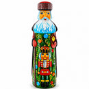 Nutcracker on Christmas Tree Hand Carved Wooden Santa Figurine 7.25 Inches