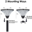 Solar Street Lamp Cap with Base 1 pack