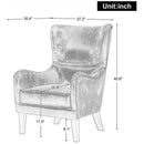 HI-BACK Studded Chair,Arm Chair,Living-room, Study and Bedroom