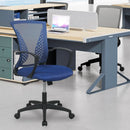 Blue Ergonomic Mesh Back Gaming Chair With Lumbar Support