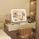 Vanity Mirror With Lights 17x13 Inches White Dimmable