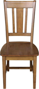 International Concepts San Remo Pecan Parawood Dining Chair