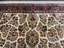 8.8 x 12 Karastan Ivory Sarouk Rug