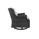 Lassen 4-Piece Wicker Sofa Set with Swivel Rocking Chairs