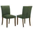 Paxton Upholstered Dining Side Chair Green (Set of 2)