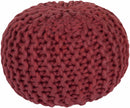 Haidershofen Bright Red Pouf